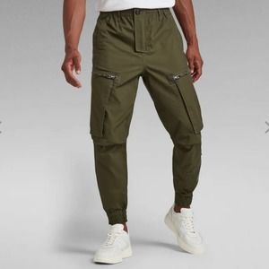 G-STAR RAW Dark Bronze Green Flight RCT Cargo Pants Mens Size 38